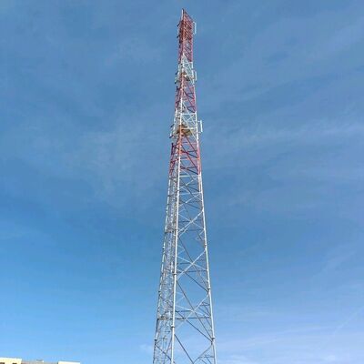 16 26 36M سیگنال یکپارچه فولاد گالوانیزه لوله 3 پا در فضای باز 5G 4G ماهواره رادیو Wifi Telecom Tower
