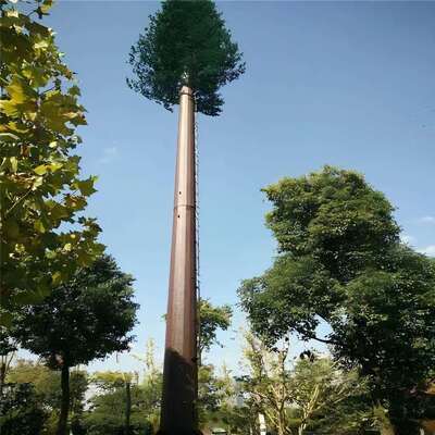 برج درخت بیونیک با مدیریت کابل یکپارچه و سیستم عامل های پنهان پشتیبانی از تجهیزات مایکروویو مخابرات و نظارت بر محیط زیست