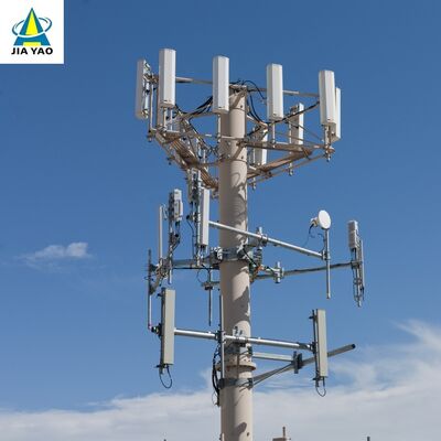 16 25 36 متری چند بخش تک قطبی برج مخابراتی نصب آسان برای پارک تفریحی