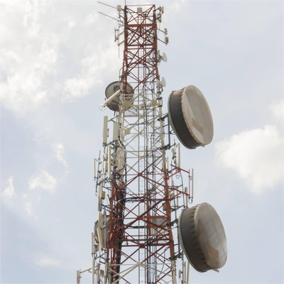 برج فولادی 20M 40M 45M Q355 Steel 4 Legged Angle Steel Tower for Mountain Pass Transmission