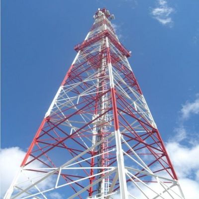 ساختار قاب پیچ نردبان 4 پای برج شبکه 5-200M ارتفاع