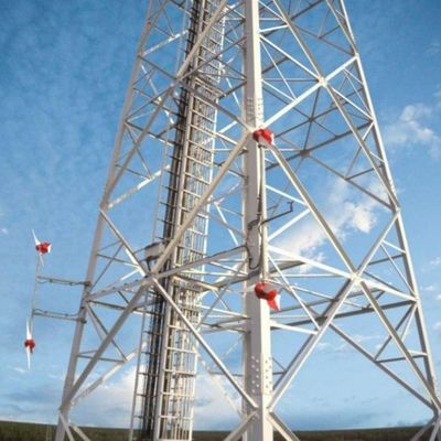 ساختار قاب پیچ نردبان 4 پای برج شبکه 5-200M ارتفاع
