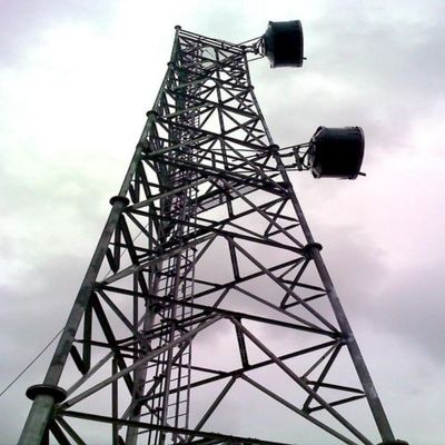 Q345 / Q235 برج فولادی لوله دار سه پای / برج فولادی شبکه ANSI/TIA-222-G-2005