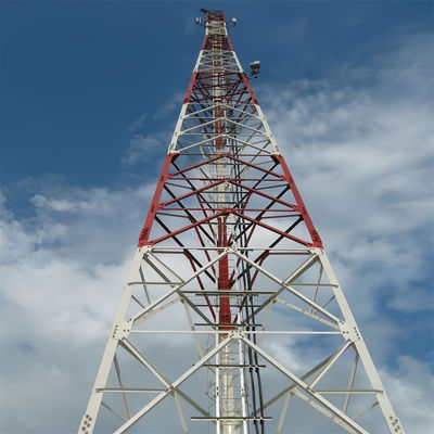 تولید کننده قیمت طراحی 15 25 35 45 55 65 متری گرم غوطه ور شده GSM آنتن برج مخابرات