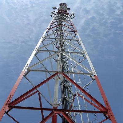 30M 40M 50M برج خودپذیر سه پایی Isp ارائه دهنده خدمات اینترنت 4G 5G برج