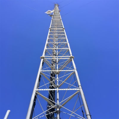 Wifi تلفن ارتباطات آنتن مثلثی استیل 3 پای برج ارتباطات رادیویی