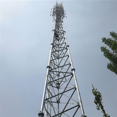 Wifi تلفن ارتباطات آنتن مثلثی استیل 3 پای برج ارتباطات رادیویی