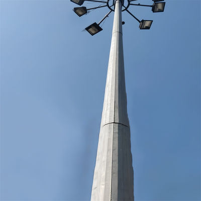 ISO 1461 15 20 30 40 50 M متری 4G 5G استند سل سیگنال قطب صعود نردبان خودپذیر