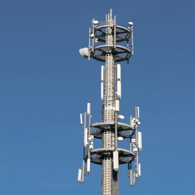 شرکت مخابراتی کوچک خودپذیر آنتن سلولی ستون 5g شبکه 20 فوت پلت فرم سقف برج بالا