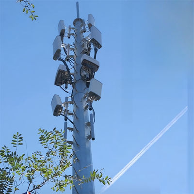 مخابرات وای فای قابل حمل ایستگاه پایه GSM برج مونوپول 30 متر مایکروویو انتقال موج هدایت