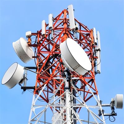 فرستنده وای فای برج آنتن خودپذیر انرژی خورشیدی استیل ماهواره 4 پای برج فولادی گالوانیزه