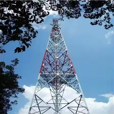 50 متری آنتن مایکروویو برج خودپذیر طراحی شبکه 3 پایی برج فولاد مخابرات