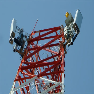 30M 40M 50M برج خودپذیر سه پایی Isp ارائه دهنده خدمات اینترنت 4G 5G برج