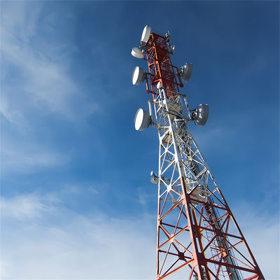 A36 Astm 60 M متری 4 پای استیل مایکروویو برج ارتباطات 50 فوت برج خودپذیر
