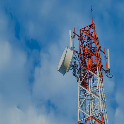 A36 Astm 60 M متری 4 پای استیل مایکروویو برج ارتباطات 50 فوت برج خودپذیر