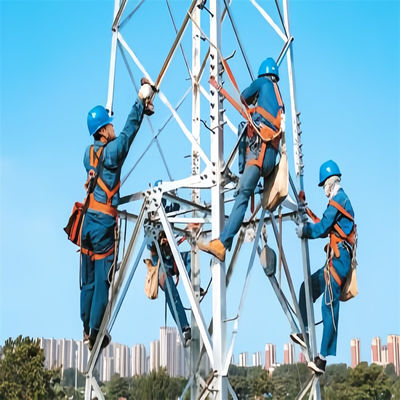 تلویزیون در فضای باز 4G بی سیم تلفن همراه ارتباطات ماهواره ای رادیو مایکروویو آنتن برج شبکه 4 پا برج زاویه ای