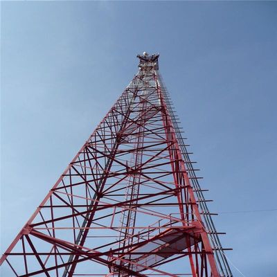 30m 45m 50m 60m تلویزیون آنتن برج 3 &amp; 4 پا زاویه ای فولاد برج تلویزیون بیرونی