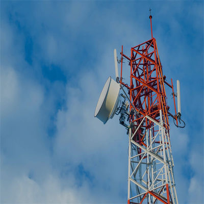 برج آنتن 5G بی سیم 4 پا زاویه فولاد آهن خود پشتیبانی برج شبکه