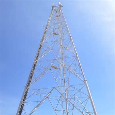 خود پشتیبانی گرم غوطه ور گالوانیزه گیرنده تلویزیون دیجیتال تلفن همراه رادیو مخابرات وای فای آنتن استیل مثلث برج استیل