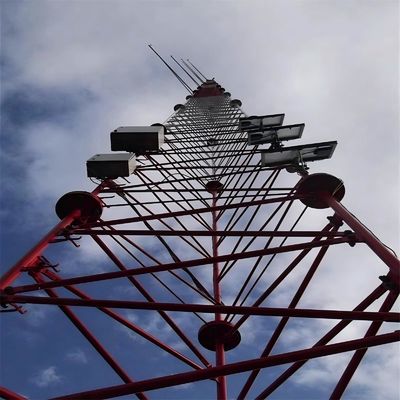 تولید کننده قیمت 2g 3g 4g 5g مخابرات بی سیم Gsm سیگنال آنتن 3/4 پا برج فولادی لوله ای