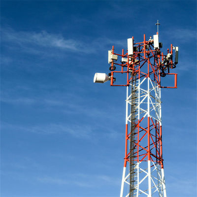 شبکه فولادی 5G وای فای مخابرات آنتن لوله ای برج 3 پا