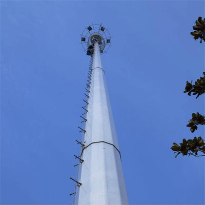 شرکت مخابراتی کوچک خودپذیر آنتن سلولی ستون 5g شبکه 20 فوت پلت فرم سقف برج بالا