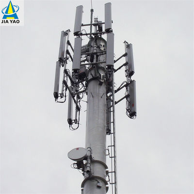 برج چند منظوره ی گالوانیزه ی گرم 5G اینترنت تلفن همراه سیگنال ارتباطات برج فولادی