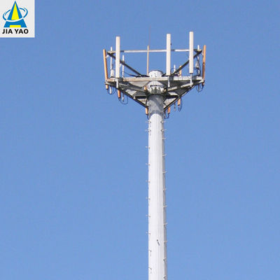 برج چند منظوره ی گالوانیزه ی گرم 5G اینترنت تلفن همراه سیگنال ارتباطات برج فولادی