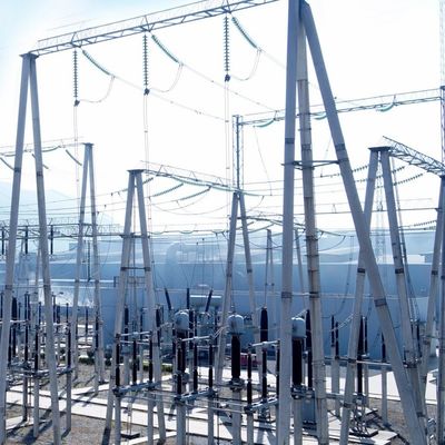 برج زاویه ای آهن ولتاژ بالا برق سرعت باد 30-180 Km/h برج انتقال 132kv