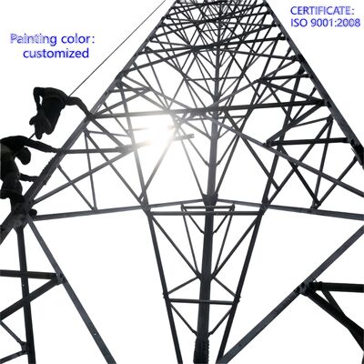 20 - 50 متر 55 متر 60 متر 70 متر 80 متر گرم DIP گالوانیزه 3 پای برج خودپذیر 3 پای برج زاویه ای