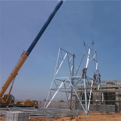 20 30 40M 4 پاهای زاویه ای فولادی شبکه ماندگار 5G Wifi Signal Cell Booster برج مخابرات