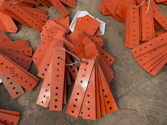 برج چهارپایان زاویه ای فولادی برای مخابرات