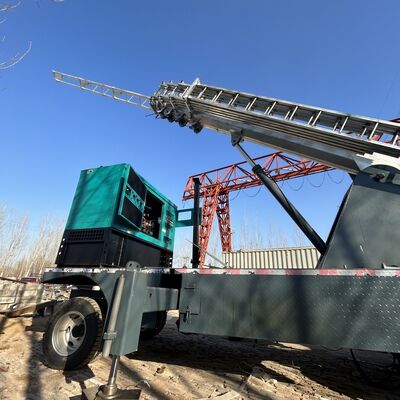 دکل تلسکوپی سنگین با انحراف عمودی کمتر از یک در هزار، ارائه دهنده عملکرد برای وظایف ارتباطی و روشنایی