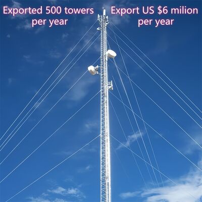 برج سیمی پایدار ساخته شده با کابل های فولادی با استحکام بالا که راه حل هایی برای سازه های بلند و باریک ارائه می دهد