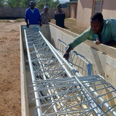 برج انتقال FM TV با توان بالا 20 متر تا 200 متر گالوانیزه گرم غوطه‌ور شده برای انتقال سیگنال رادیو و تلویزیون