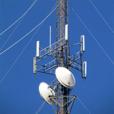 80m-150m High Stability Guyed Wire Tower for Cross-Border Long-Distance Microwave Communication