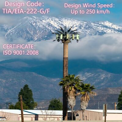 15 21 27M Scenic Zone Bionic Tree Steel Galvanized Outdoor 5G 4G Wifi Communication Tower