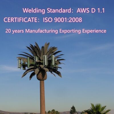 15 21 27M Scenic Zone Bionic Tree Steel Galvanized Outdoor 5G 4G Wifi Communication Tower