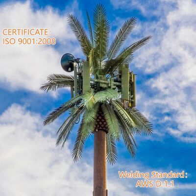 12 18 24M Community Bionic Tree استتار گالوانیزه در فضای باز 5G 4G دکل ارتباطی مایکروویو