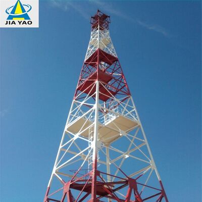 برج آنتن پانل خورشیدی اضطراری Hot Dip Galvanized 18 28 38M 5G 4G Disaster Relief Telecom Tower