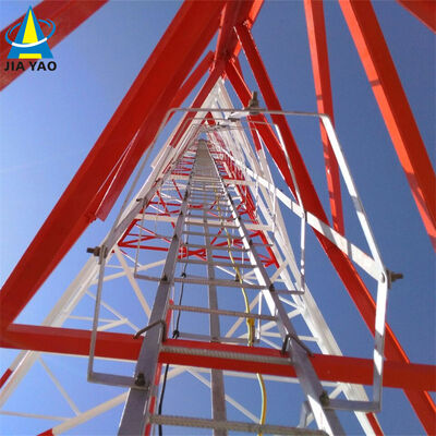 10 16 22 28M سبک وزن سه پایه فولادی زاویه دار گالوانیزه خود نگهدار در فضای باز 5G 4G Wifi Rural Telecom Tower