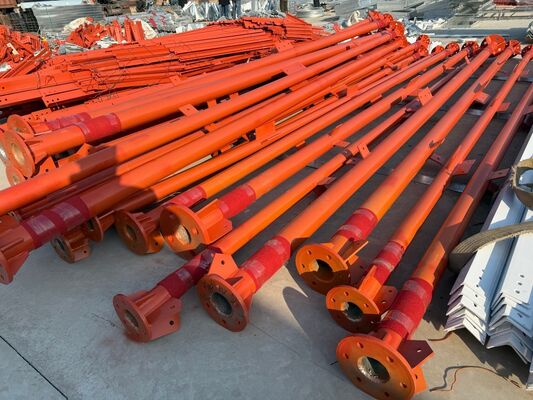 16 26 36M سیگنال یکپارچه فولاد گالوانیزه لوله 3 پا در فضای باز 5G 4G ماهواره رادیو Wifi Telecom Tower