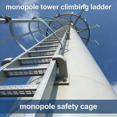 18 26 34M شهری تک‌قطبی از فولاد گالوانیزه گالوانیزه در فضای باز 5G 4G Wifi Beesthetic Telecom Tower