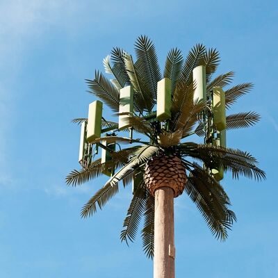 38M برج درخت بیونیک ساخته شده از فولاد گالوانیزه و پلاستیک های مقاوم در برابر اشعه UV که دوام و مقاومت در برابر خوردگی را تضمین می کند