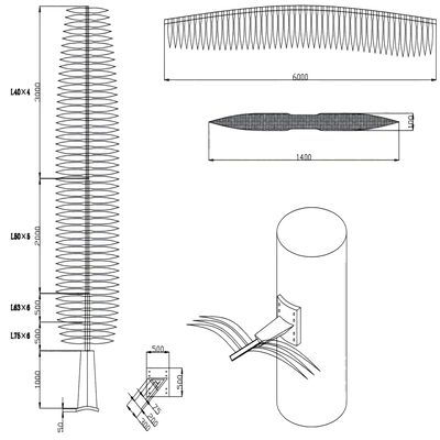 Bionic Tree Tower artificial twith impact strength KV 27 at various temperatures for performance in harsh environments