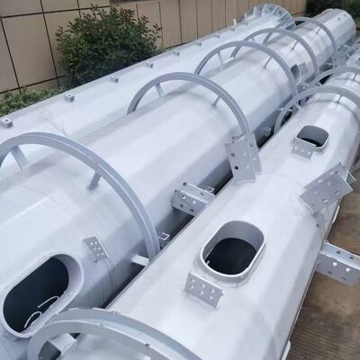 20M 30M Monopole Communication Tower Lightweight Aluminum for Rural Emergency Telecom