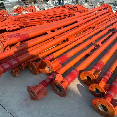 Durable 3 Legged Tubular Steel Tower Galvanized Self Supporting Telecom Mast for Outdoor 5G 4G Microwave Applications