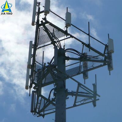 20M 30M مونوپول OEM ODM قابل تنظیم برج مخابراتی خدمات طراحی مواد تمام ارتفاع