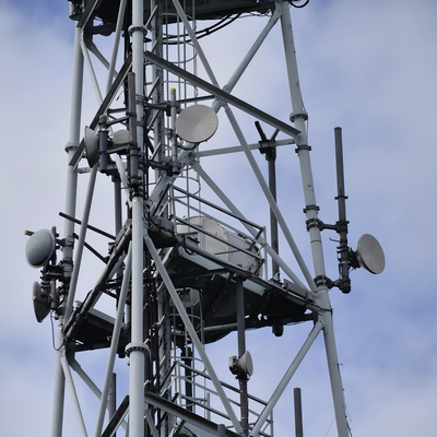 3 Leg Tubular Anti-Corrosion 304 Stainless Steel Communication Tower For Chemical Plant Area