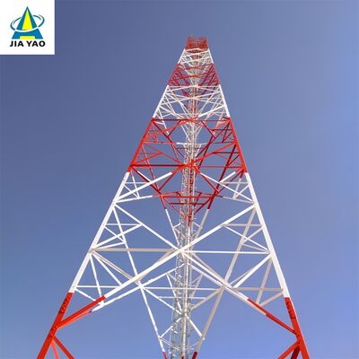 برج فولادی زاویه دار 52M Q355 Steel 3 Legged قابل استفاده مجدد برای استقرار موقت شبکه
